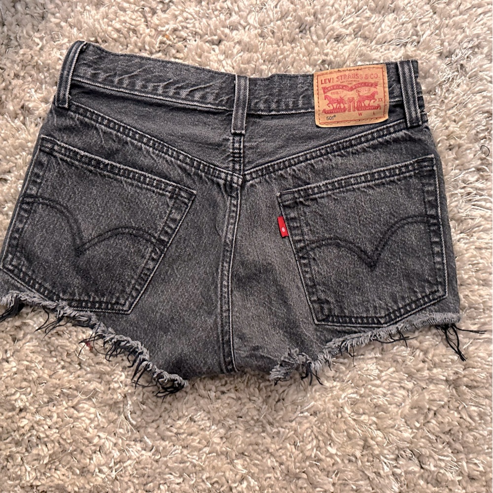 LEVI’S SHORTS HIGH WAISTED BLACK